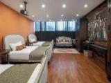 Standard Triple Basement room with courtyard view