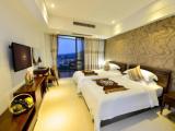 Twin room with city view