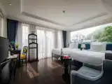 Standard Quadruple Family room with garden view