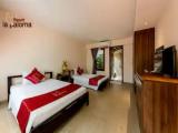Standard Triple room with balcony and with garden view
