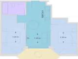 2 Bedrooms Family Apartment with balcony and with city view