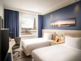 Twin room with city view