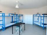 Bed in Dorm with balcony