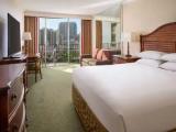 Double room with partial ocean view