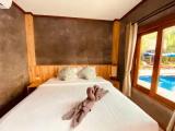 Deluxe Double room with balcony and with pool view