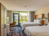 Premium Quadruple room with balcony and with pool view