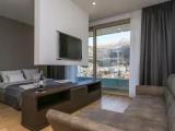 Studio with mountain view