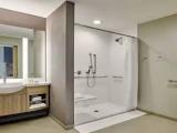 Accessible Roll-In-Shower Double Suite
