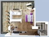 1 Bedroom Double Apartment with balcony