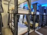 Bed in Dorm (male dorm) with balcony