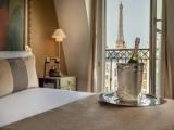 With Eiffel Tower view Double room