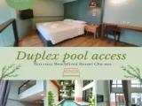 Standard Duplex room with pool view