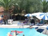 Studio with pool view