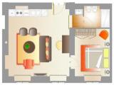 1 Bedroom Apartment with balcony