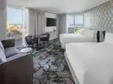 Standard Quadruple room with balcony and with city view
