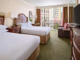 Twin room with partial ocean view