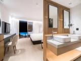 Dazzling Blue Heated Plunge Pool Double room with sea view