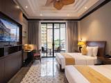 Premium Twin room with balcony and with garden view