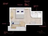 Standard Double room with balcony