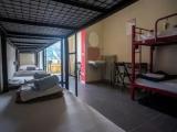 Bed in Dorm with balcony