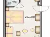 1 Bedroom Standard Double Family room with balcony