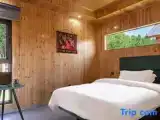 Deluxe Family room with balcony and with mountain view