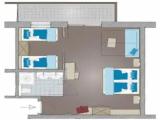 Standard Quadruple Family room with balcony