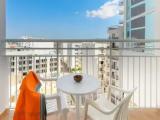 Studio with balcony