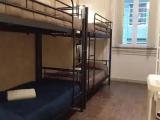 Bed in Dorm with garden view