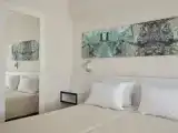 Twin room with partial sea view