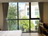 Studio with city view