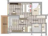 1 Bedroom Suite with mountain view