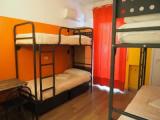 Bed in Dorm with balcony