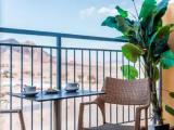 Studio with balcony and with partial sea view
