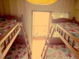 Bed in Dorm (female dorm) with balcony and with view