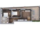 2 Bedrooms Standard Penthouse room with mountain view