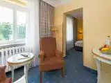 Comfort room with lake view