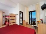 Standard Quadruple room with balcony and with sea view