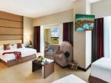 Family Kitchenette room with balcony and with sea view
