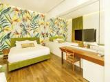 Superior Quadruple room with balcony and with land view