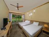 Deluxe Family room with balcony and with garden view