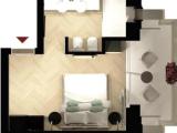 Deluxe Double room with partial sea view