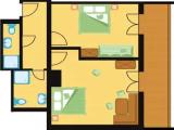 2 Bedrooms Comfort Family room