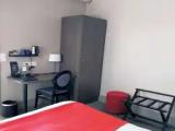 Comfort room with garden view