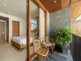 Deluxe Double room with balcony and with garden view