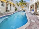 Studio with pool view