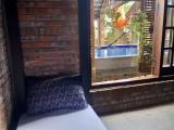 Bed in Dorm with balcony