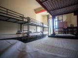 Bed in Dorm (female dorm) with balcony