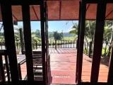 Chalet with balcony and with view