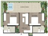 2 Bedrooms Executive Suite with city view